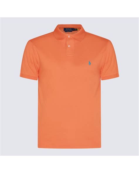 Polo Ralph Lauren T Shirt E Polo Resort In Orange For Men Lyst