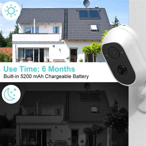 Topvision Wireless Security Camera 2k Wifi Camera With Outdoor Night