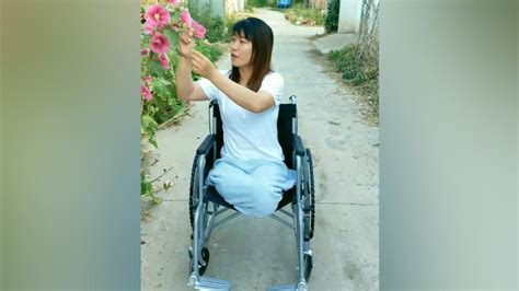 Amputee Girl Wheelchair Tour In Home Garden Doubleak Bk Amputee Lady