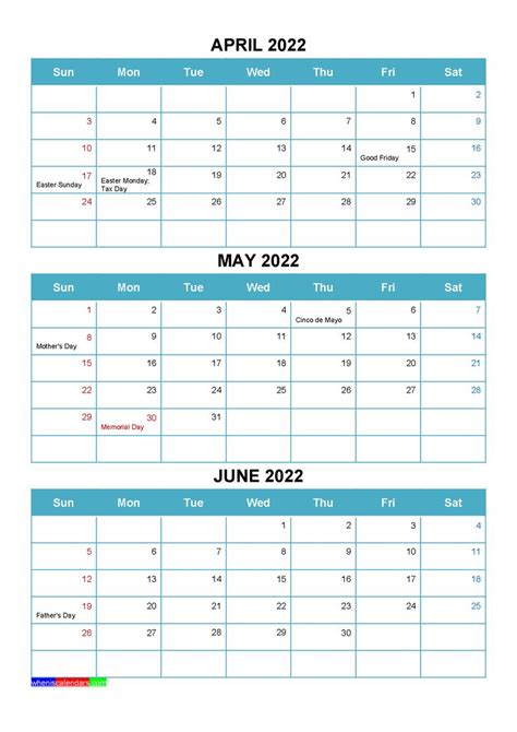 April May June Calendar 2024 2024 Calendar Printable From County