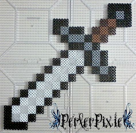 Minecraft Iron Sword By Perlerpixie On Deviantart