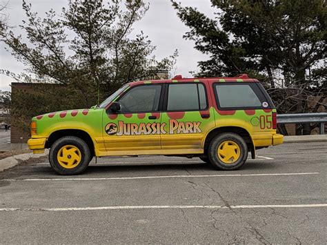 Saw This Not Exact Jurassic Park Tour Vehicle Replica In A Parking