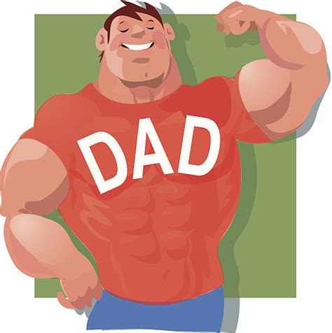 Muscle Dad Illustrations Royalty Free Vector Graphics And Clip Art Istock
