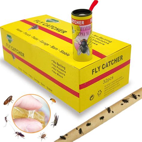 Torchtree Fly Trap32 Pcs Fly Paperfly Catcherfly Traps Indoor For