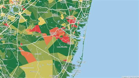 The Safest And Most Dangerous Places In Ocean County Nj Crime Maps