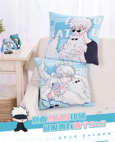 Anime Jujutsu Kaisen Gojo Satoru Dakimakura Cushion Plush Throw Pillow