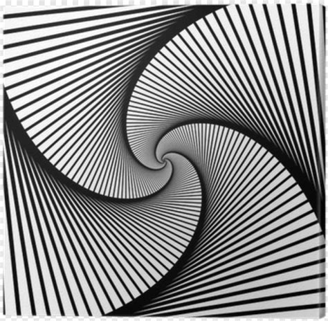 Vectores Lineas Cuadro En Lienzo Líneas Espirales Abstractas En