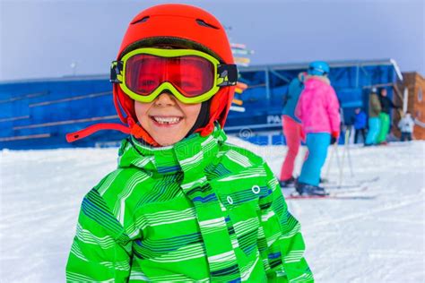 Happy Skier Boy Stock Photo Image Of Leisure Holiday 63474352