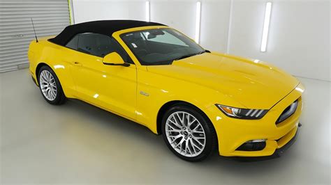 Ford Mustang Gt Convertible Triple Yellow 5 0l Auto M8ms Youtube