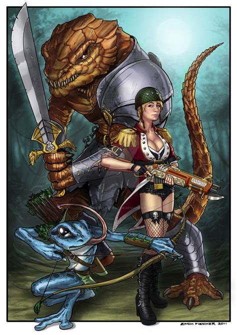 Monsters And Dames Artbook Submission By Zfischerillustrator On Deviantart