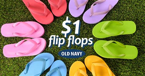 1 Flip Flops At Old Navy Select Stores Only Julies Freebies