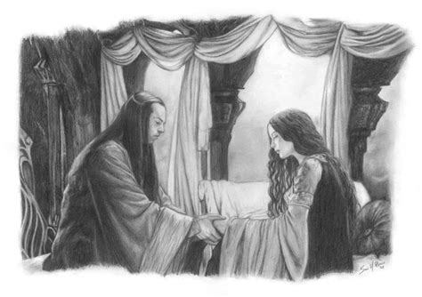 Elrond And Arwen By Elven 38 Stone On Deviantart
