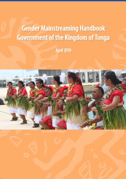 Gender Mainstreaming Handbook Government Of The Kingdom Of Tonga Human Rights And Social