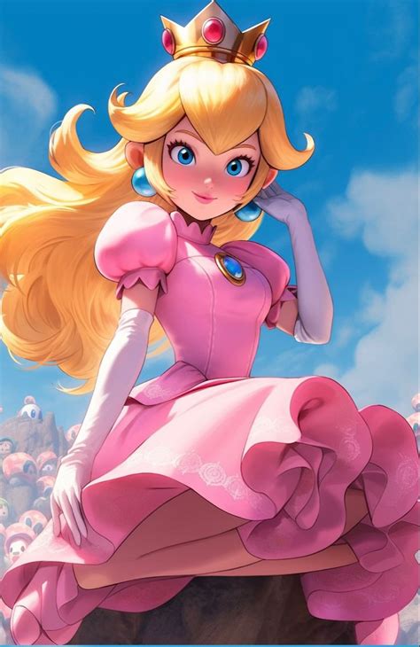 Princess Peach From The Video Game Super Mario En 2023 Princesa Peach