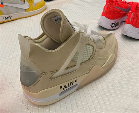 Off white jordan 4 release info photos sneakernews com. Nuove immagini delle Air Jordan 4 x Off-White: Release ...