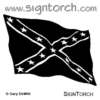Download Rebel Flag 2 = : SignTorch, Turning images into vector cut ...