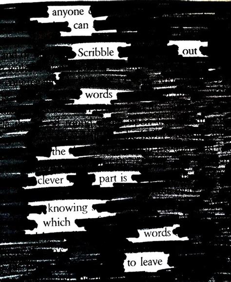 15 Beautiful Blackout Poems That Give A New Meaning To Reading Between The Lines
