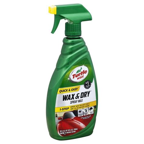 Turtle Wax Wax Dry 1 Step Spray 26 Oz Instacart