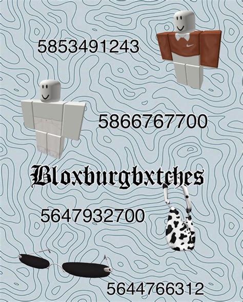 Bloxburg Shoe Codes