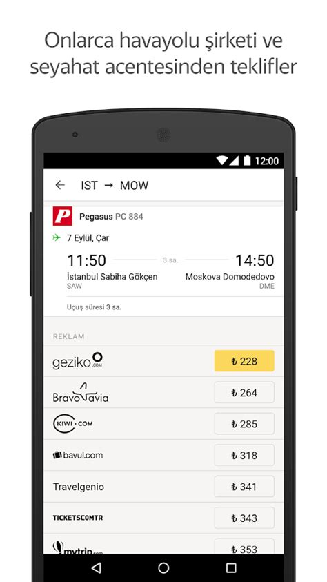 Yandexbilet İndir Android Için Ucuz Uçak Bileti Bulma Uygulaması