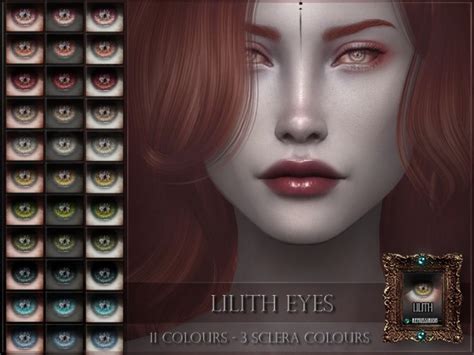 The Sims Resource Lilith Eyes By Remussirion Sims 4 Downloads