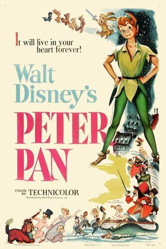 Peter Pan Película Peter Pan Movie Movie Posters Vintage Walt