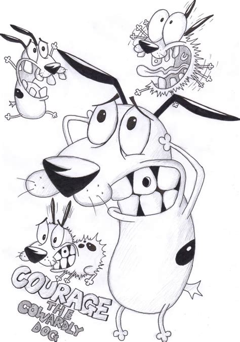 Courage The Cowardly Dog By Corina93 On Deviantart