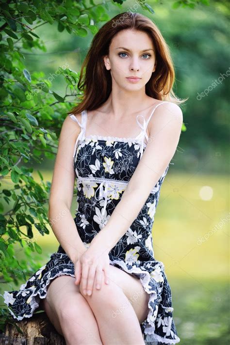 Portrait Of Young Attractive Woman — Stock Photo © Bestphotostudio 6412208