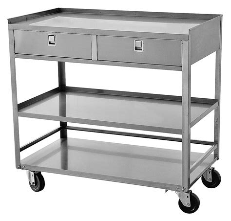 Fixed Ht Stainless Steel General Purpose Steel Mobile Workstation