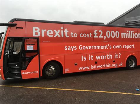 The brexit party's double decker bus was found apparently abandoned on a road in wales, becoming social media's perfect metaphor for the stalled negotiations and political deadlock plaguing the uk's. Is Brexit really going to cost £2 billion a week ...