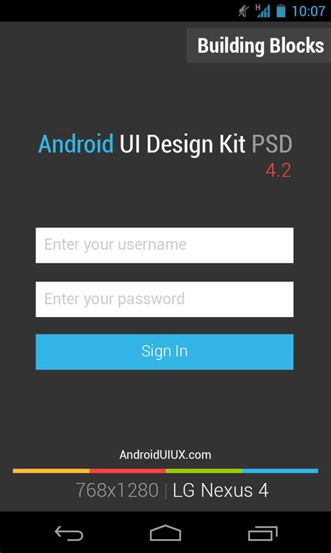 Nexus Screen Android Ui Design Kit Psd Mockups Psd Mockups