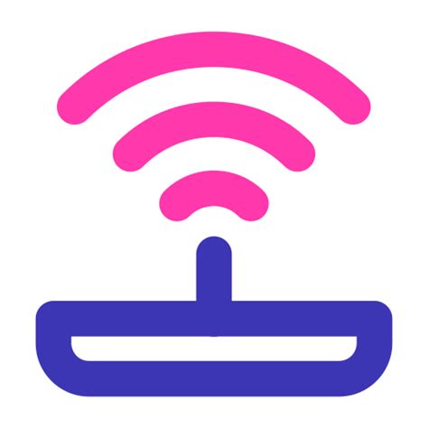 Wireless Access Point Generic Color Outline Icon