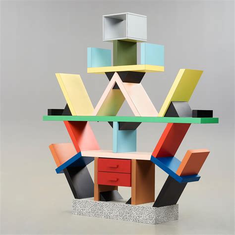 Ettore Sottsass A Carlton Bookcase By Memphis Italy 1980s