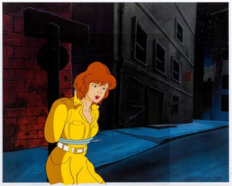 April Oneil Animation Cel From Teenage Mutant April Oneil Tmnt