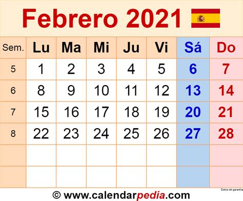 Febrero 2021 Calendario Para Imprimir Gratis Plantilla De Calendario A25 Porn Sex Picture