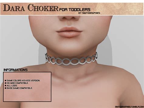 Ilovesaramoonkids — Simtographies Dara Choker Toddlers Version