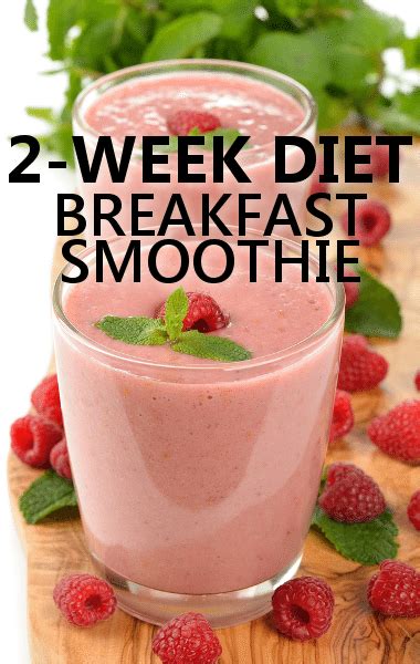 Dr Oz 2 Week Weight Loss Diet Food Plan And Breakfast Smoothie Recipe