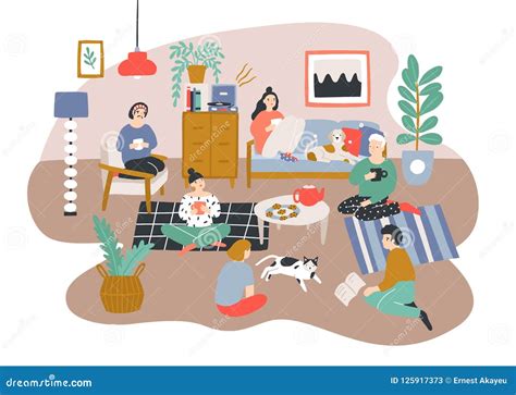 Visit To Friend House Stock Illustrations 5 Visit To Friend House Stock Illustrations Vectors
