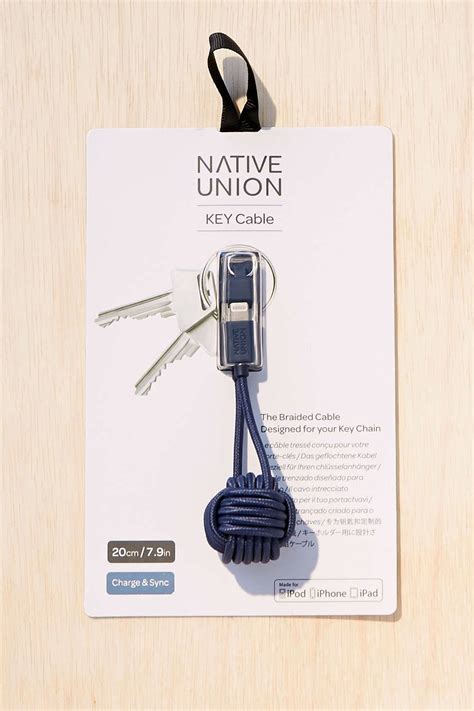 Native Union Key Charging Cable Keychain Iphone Ipad Macbook