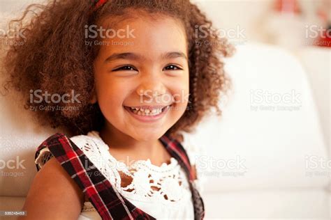 Portrait Of Cute African Girl Stock Photo Download Image Now 2015