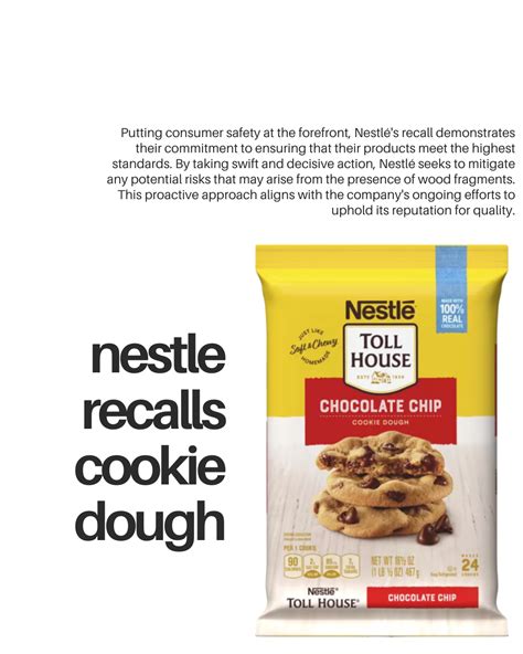 Nestle Recalls Cookie Dough Nestlé Usa Addresses Toll House Chocolate