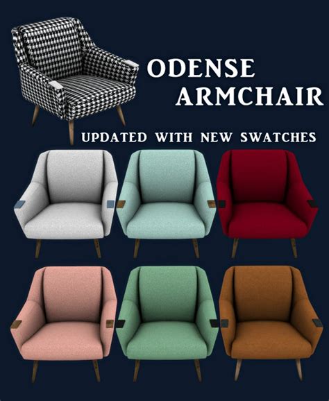 Leo 4 Sims Odense Armchair Sims 4 Downloads