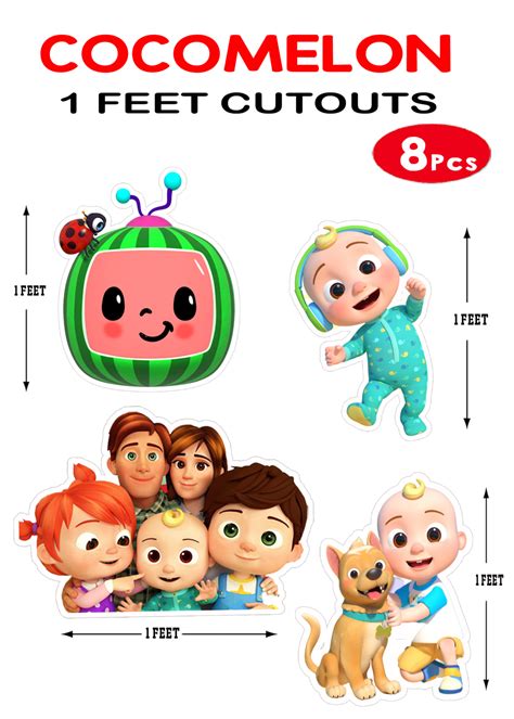 Cocomelon Printable Characters Customize And Print