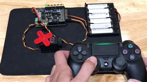 Servoshock Wireless Servo Control With Ps4 Controller Youtube