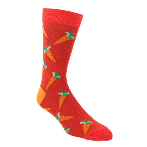 Healthy Carrots Socks By Good Luck Sock Good Luck Socks Food Socks