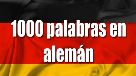 Cursos De Alemán 1000 Palabras En Alemán Para Principiantes Saludos Y
