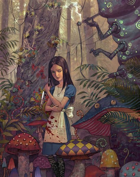 Alice In Wonderland Artwork Dark Alice In Wonderland Adventures In Wonderland American Mcgee