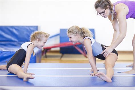 Gymnastics Tricks For Two Think Healthy Life