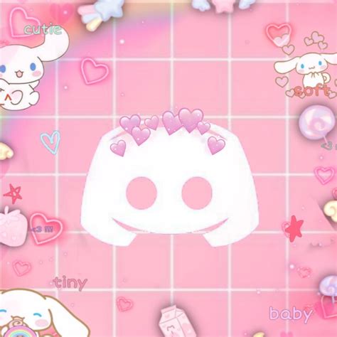 Cute Icon Discord Pink Aesthetic🥀🌸 Cute Photo Icon Apps Kawaii Pastel