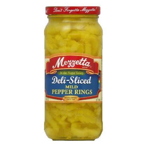 Mezzetta Pepper Rings Deli Sliced 16 Oz Pack Of 6 6 Foods Co